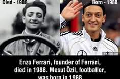 A história de que se parecem Enzo Ferrari e Özil - Quer Saber?