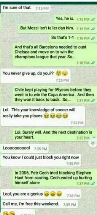 Hilarious: Check Out This Funny Whatsapp Conversation Between A Guy And A  Girl - Romance - Nigeria