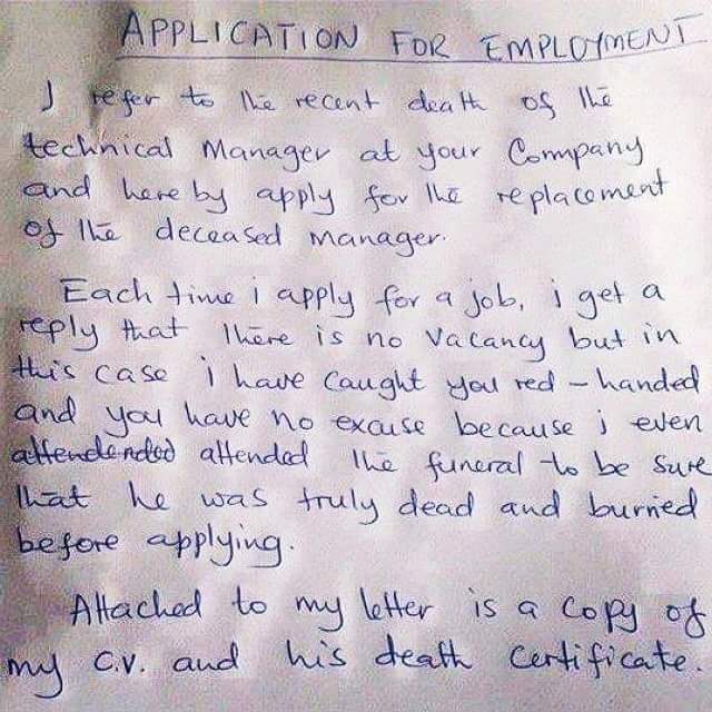sample application letter for a job in nigeria