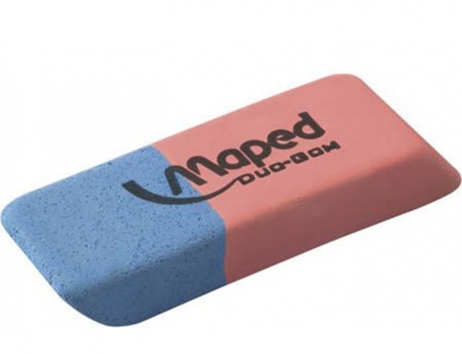 4. The blue part of your eraser.