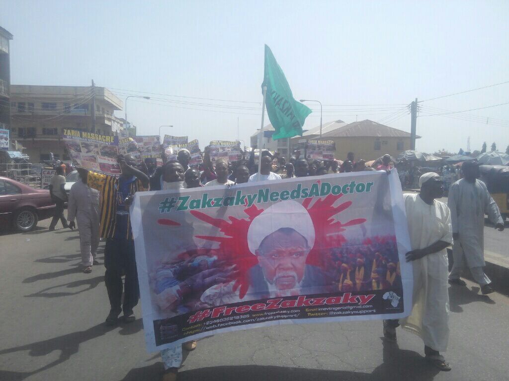 Members Of Islamic Movement In Nigeria Protest In Kaduna - Politics ...