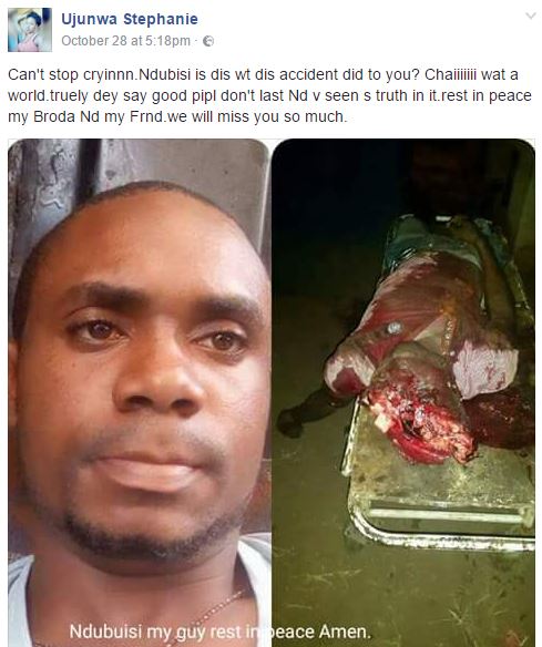 Accident Cuts Off Man's Head (Graphic Photos) - Travel - Nigeria