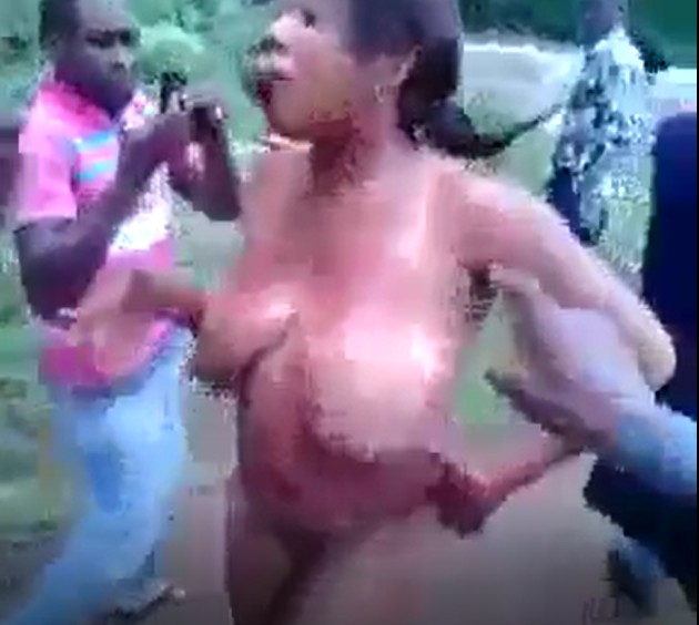 Woman Stripped Unclad And Beaten Mercilessly In Aba For -7673
