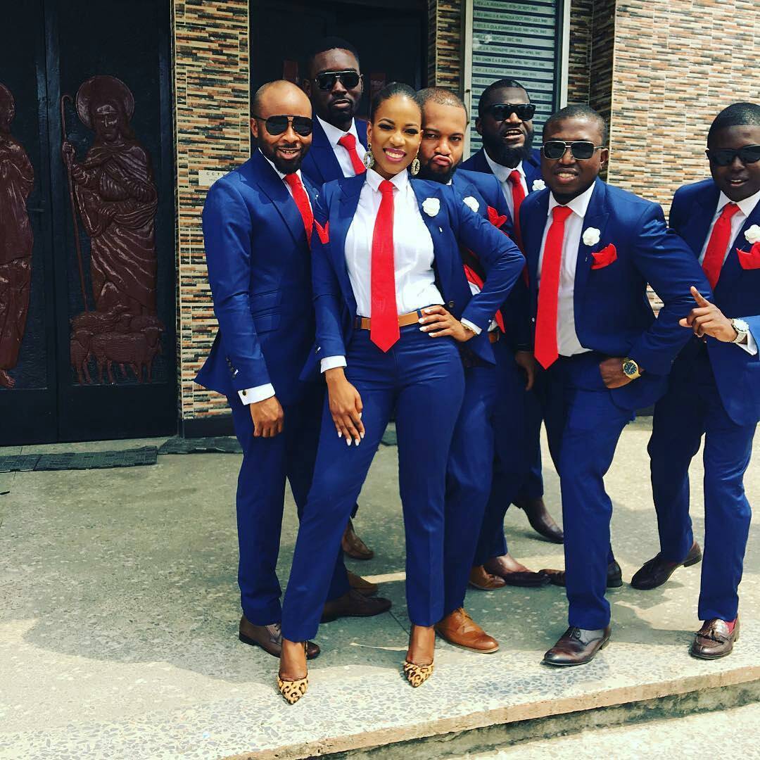 Lady Plays Groomsman Role At The Wedding Of Her Brother