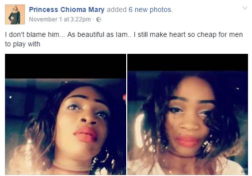 Beautiful Heart Broken Nigerian Girl Cries Uncontrollably On Facebook ...