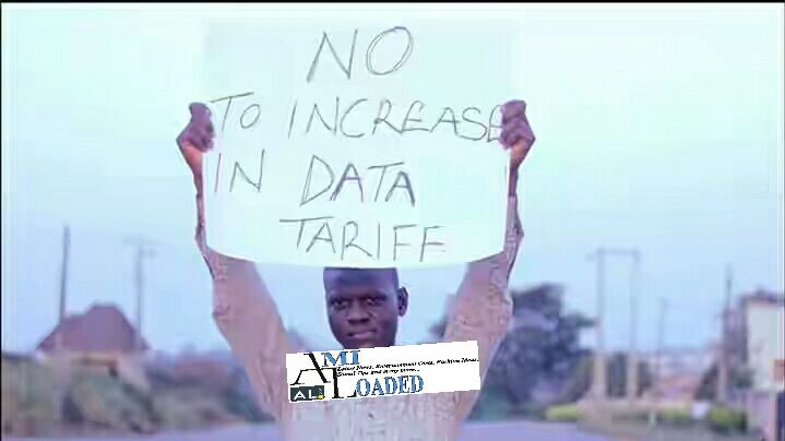 Man Embarked On One-man Protest In Osogbo Against The Increase In Data Tariff