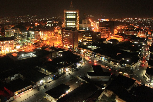 kigali city at night