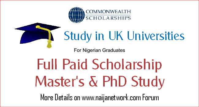 phd scholarship nairaland