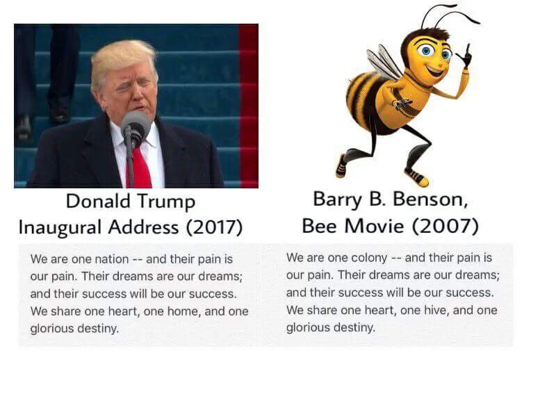 Trump Plagiarized Barry B Benson - Foreign Affairs - Nairaland.