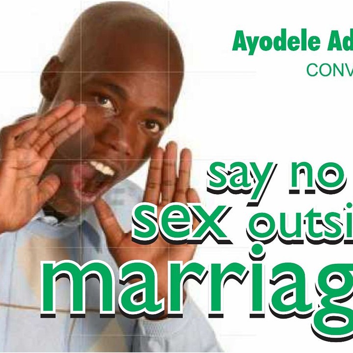 Say No To Sex Outside Marriage Religion Nigeria
