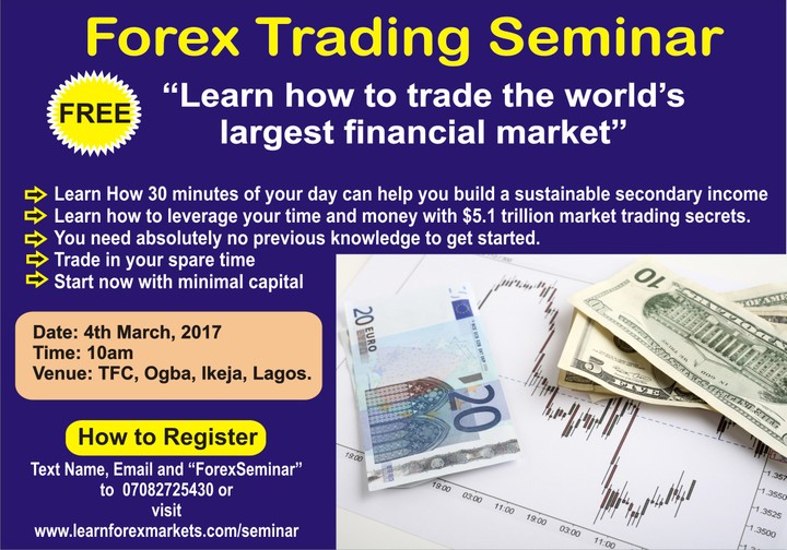 Forex Trading Seminar In Ikeja Lagos Free Career Nigeria - 