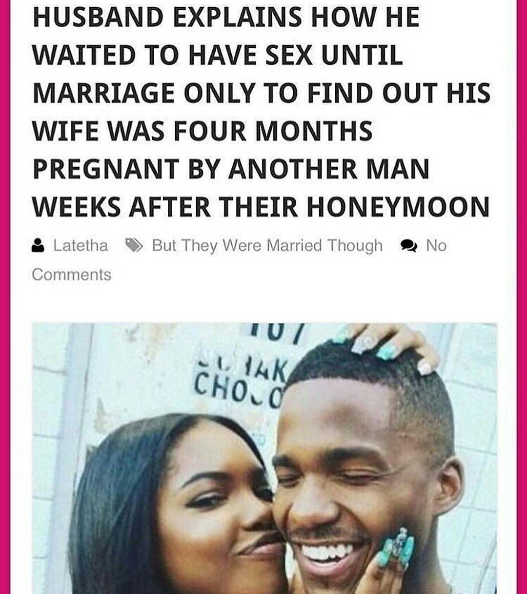 Husband Waits To Have Sex Until Marriage .  image pic