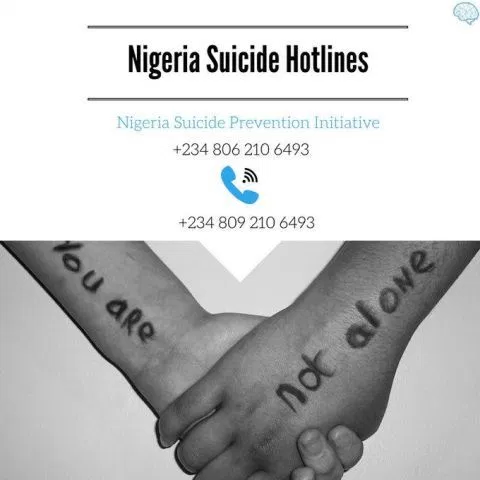 Nigeria suicide hotline