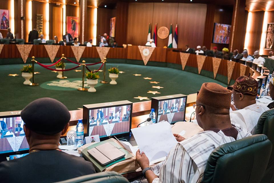 President Buhari, Ministers At Federal Executive Council Meeting Today (photos) - Politics - Nigeria