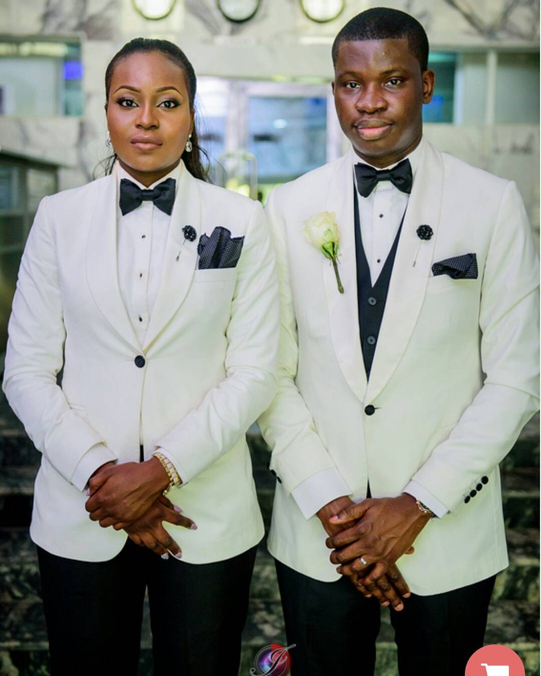 Lady Is Her Brother's Best Man At His Wedding In Nigeria
