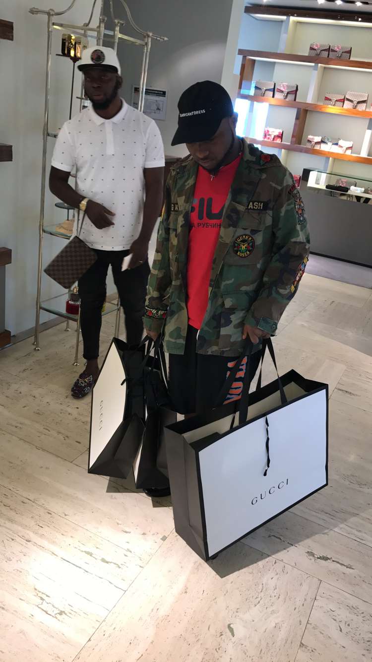 Davido Shutdown Gucci Shop In Cape Town South Africa(photo,video) - Celebrities - Nigeria