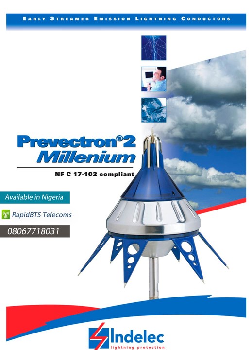 Indelec Prevectron 2 – S6.60 Lightning Protection System - Adverts