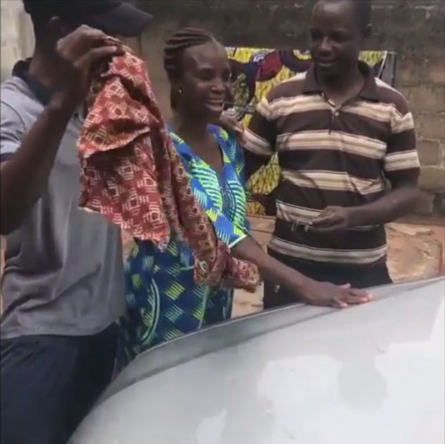 Nigerian Man Surprises His Mother With A Car (pics, Video) - Family ...