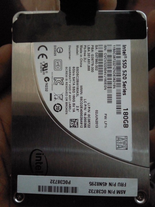 180gb Intel 2.5