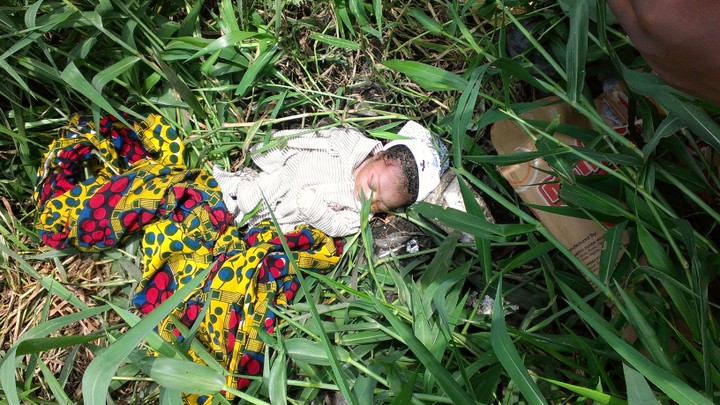 Newborn Baby Dumped In A Bush In Apapa, Lagos (Photos ...