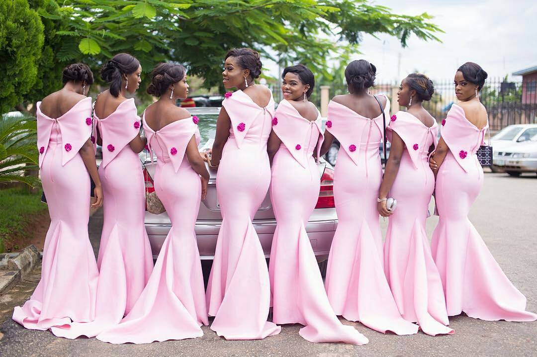 Hot Bridesmaids Sets The Internet On Fire With Their Assets - PHOTOS.
