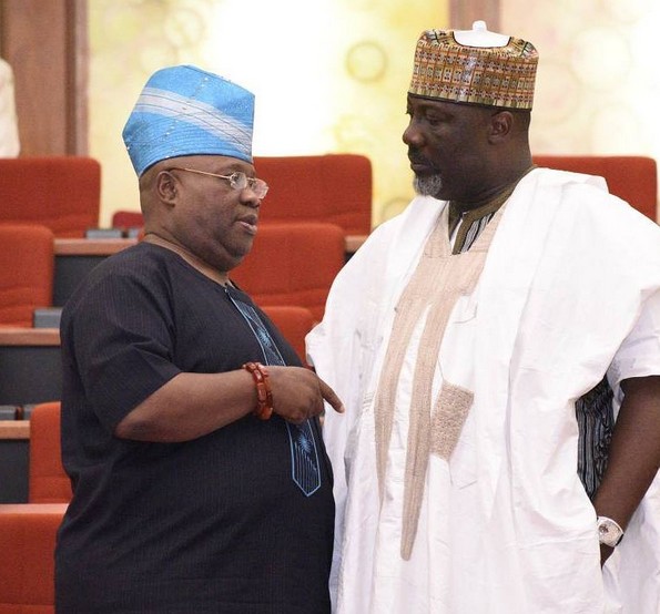 Image result for Pictures of Dino Melaye and Ademola Adeleke