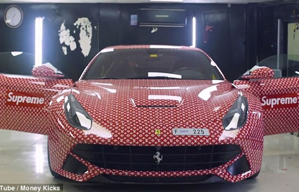 Dubai Billionaire’s 15 Year Old Son Gets A N95m Louis Vuitton Ferrari (photos) - Car Talk - Nigeria