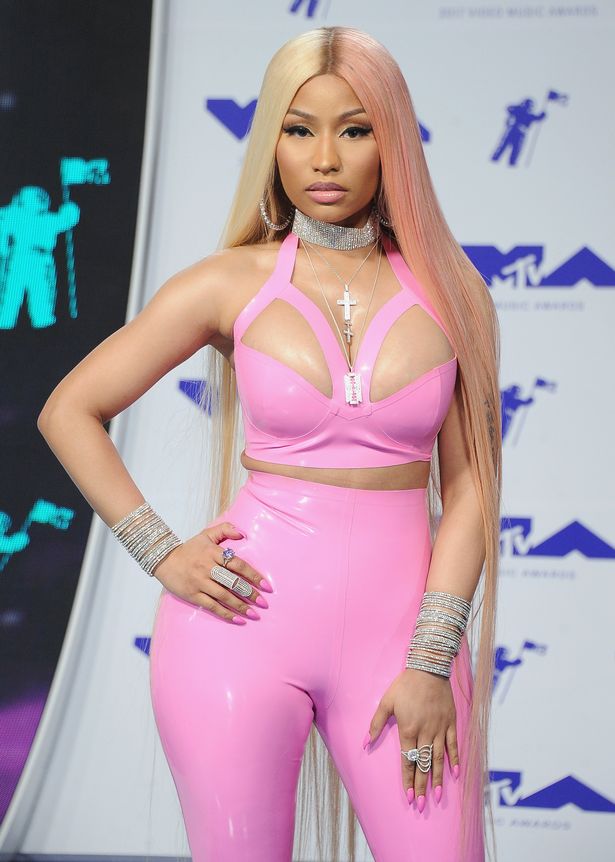 See Nicki Minaj's Camel Toe In Raunchy Skin-tight Latex Outfit At MTV Vmas  - Celebrities - Nigeria