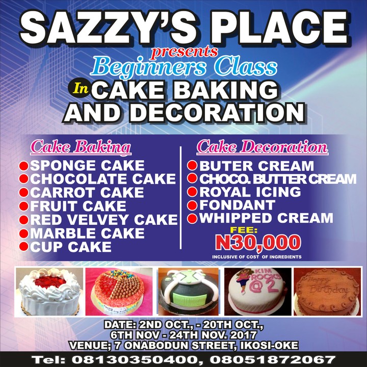Awesome Cakes By Sazzy's Place Lagos - Food (2) - Nigeria