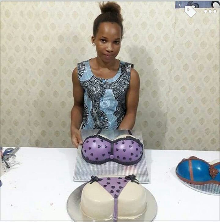 Check Out This Pant,bra & Breast Looking Cakes,what A Crazy World