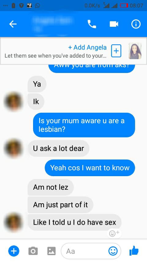 Lesbian Begging