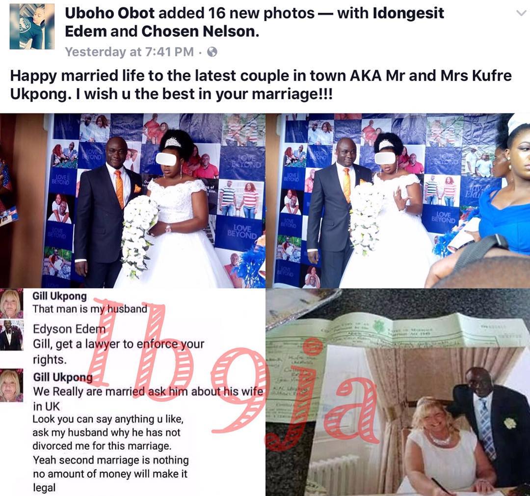 British Lady Cried Out After Seeing The Picture Of Her Man Marrying