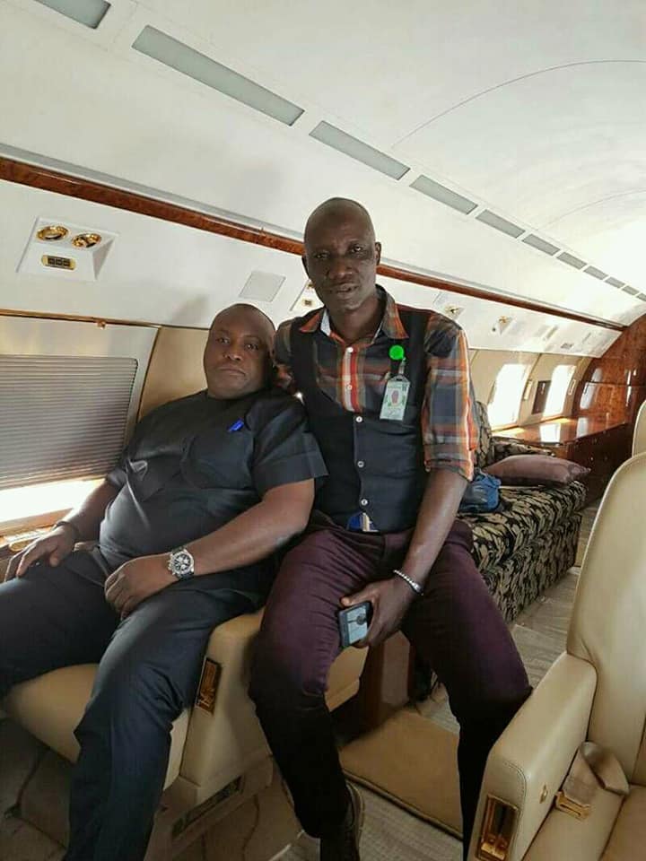 Ladan Bosso Signs Contract With Ifeanyi Ubah Inside A Private Jet ...