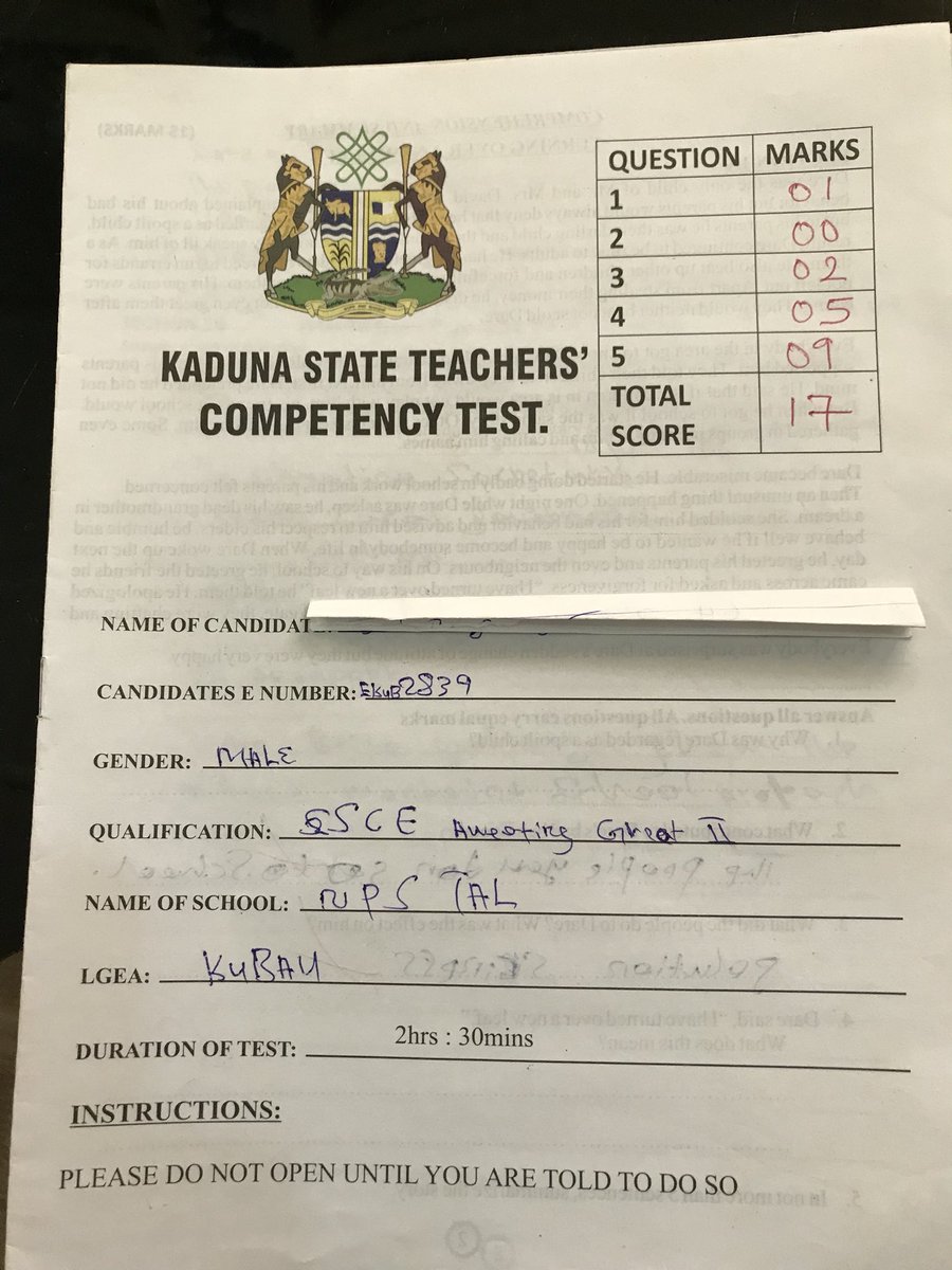 kaduna-state-govt-release-results-of-primary-4-competency-test-scripts-photos-politics-nigeria