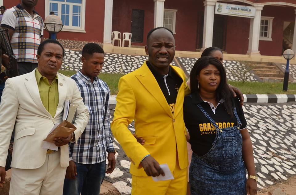 Apostle Suleman And His Wife After Church Service Today (Photos ...