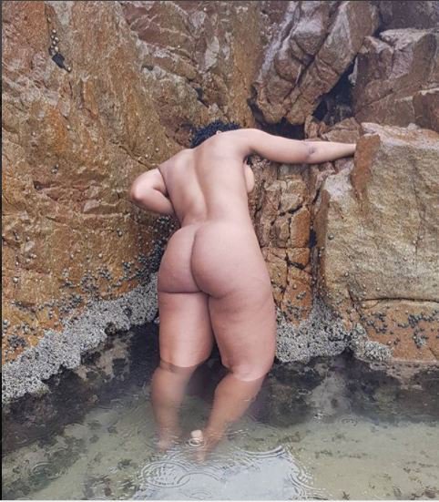 SA Socialite Zodwa Wabantu, Goes Completely Nude At A Beach (photos 18+) - ...