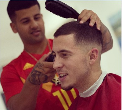 Photos Eden  Hazard  Shows Off New Haircut Ahead Of Chelsea 