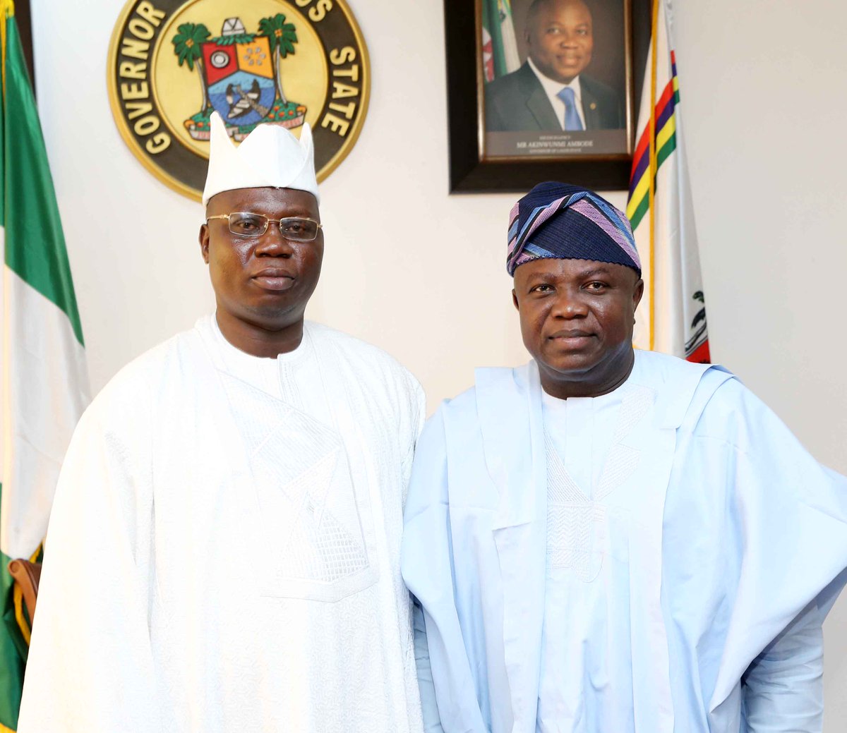 Gani Adams Visits Governor Akinwunmi Ambode (Photos) - Politics - Nigeria