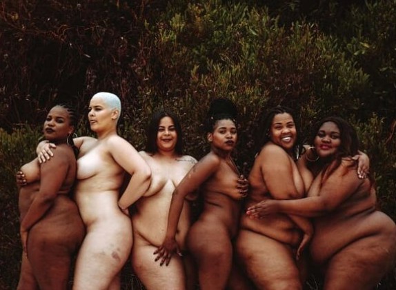 South African Plus Size Women Pose Completely Naked In Trending Photoshoot  - Celebrities - Nigeria