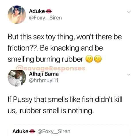 Smells my fishy cum Why your