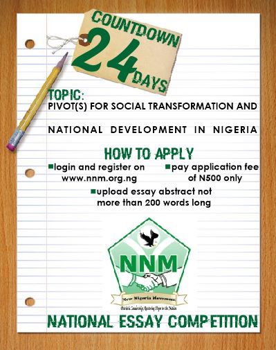 write an essay on nigeria at 62
