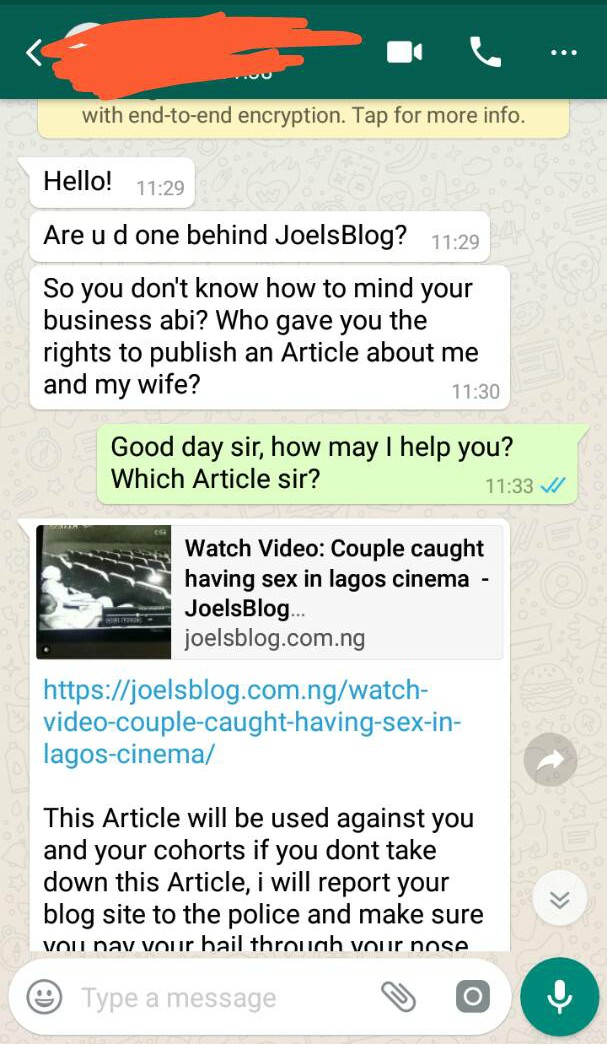 The sex is good in Lagos