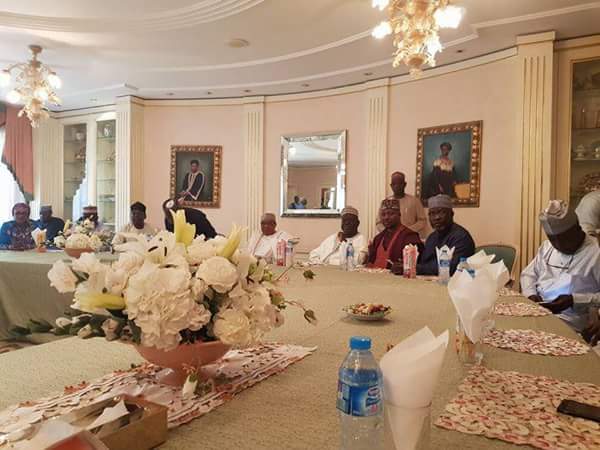 Uche Secondus Visits Babangida With Pdp Nwc Ahead Of 2019 Elections