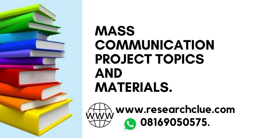 mass communication capstone project ideas
