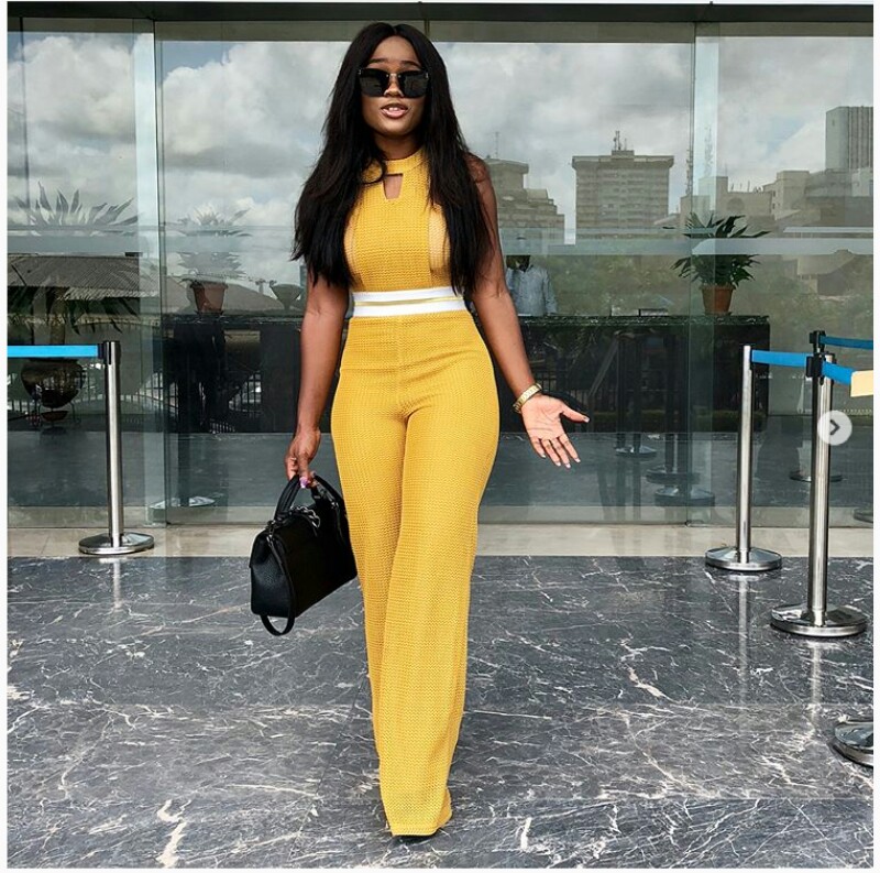 Cee-c Looks Flawless In Yellow Dress - Celebrities - Nigeria