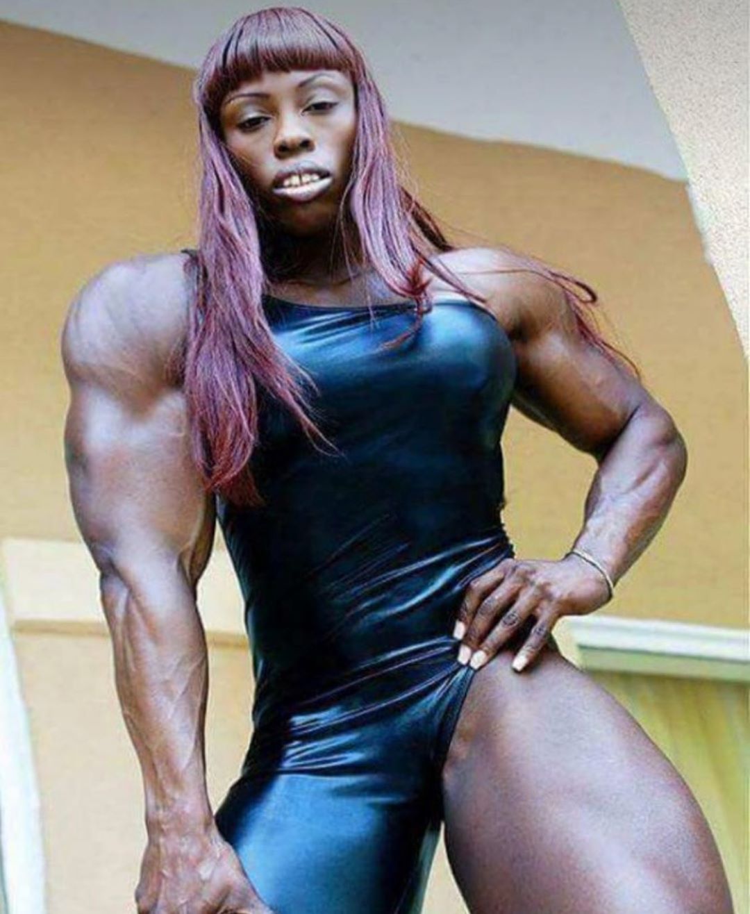 Ebony women bodybuilders dominating men