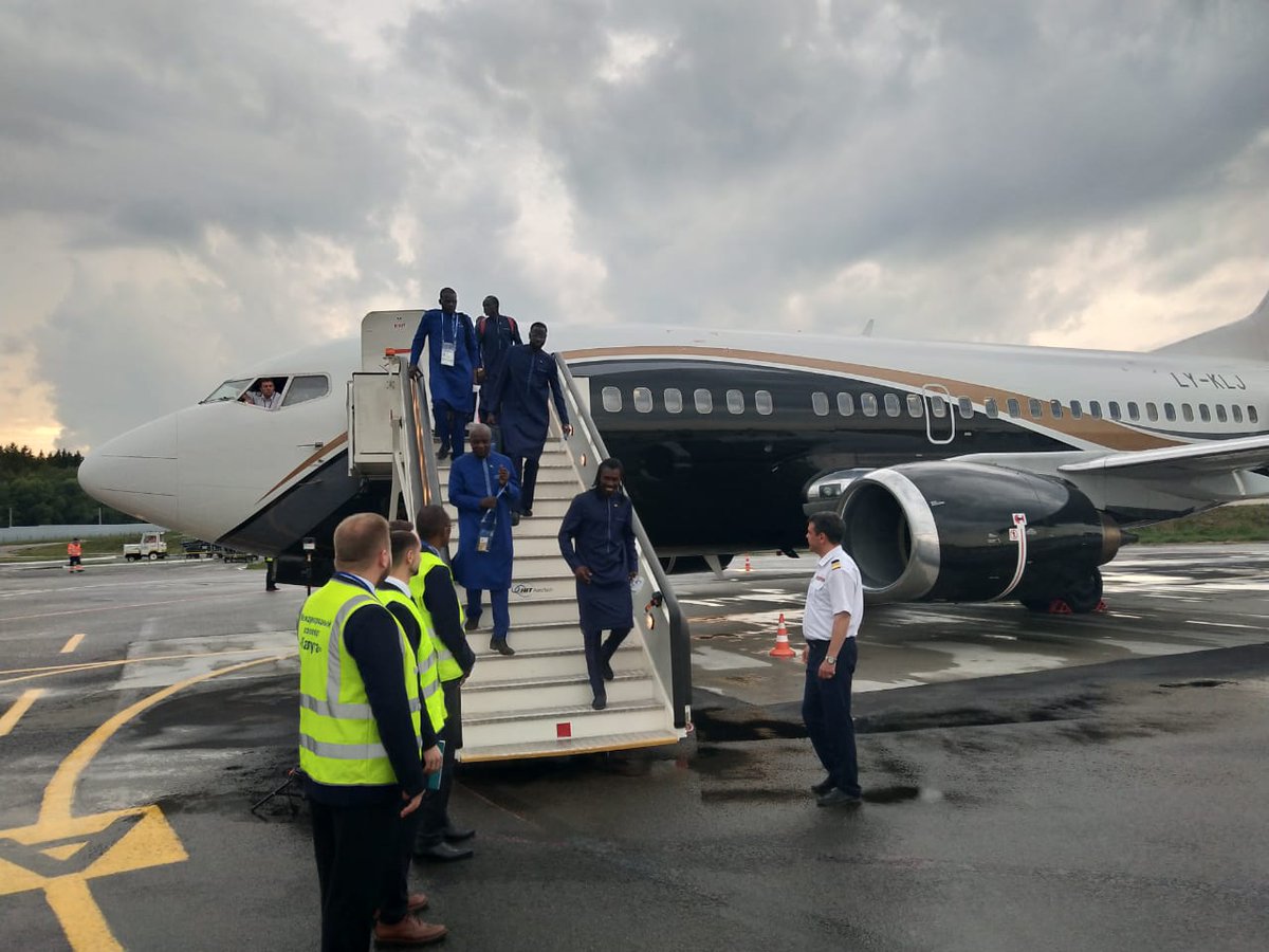 Russia arrived. Аэропорт Сенегала.