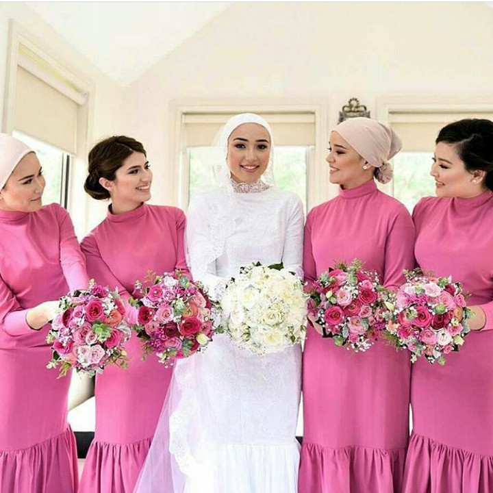 Muslim bridesmaid Dresses IN Nigeria