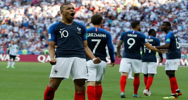 Image result for Kylian Mbappe Makes History At The World Cup As Cristiano Ronaldo Crashed Out