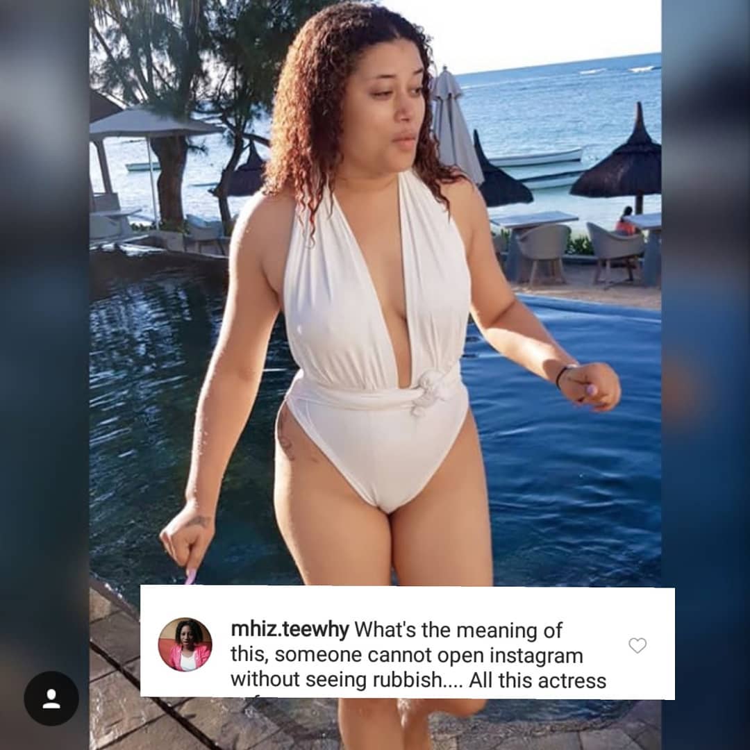 Adunnie Ade Wears Sexy Swimsuit To The Beach, Fans Blast 